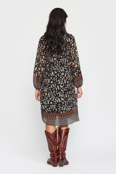 2-Biz Alberte Pliseerattu Mekko - Image 6