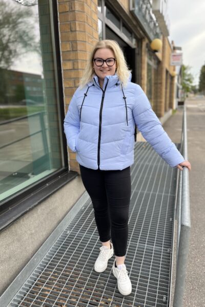 Kaffe Susanne Lyhyt Toppatakki Vaaleansininen