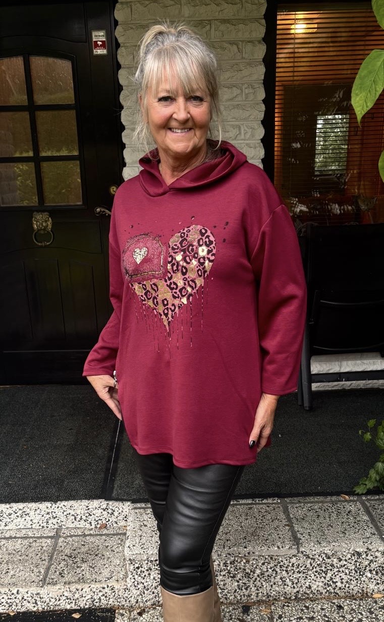 Sydän Collegetunika